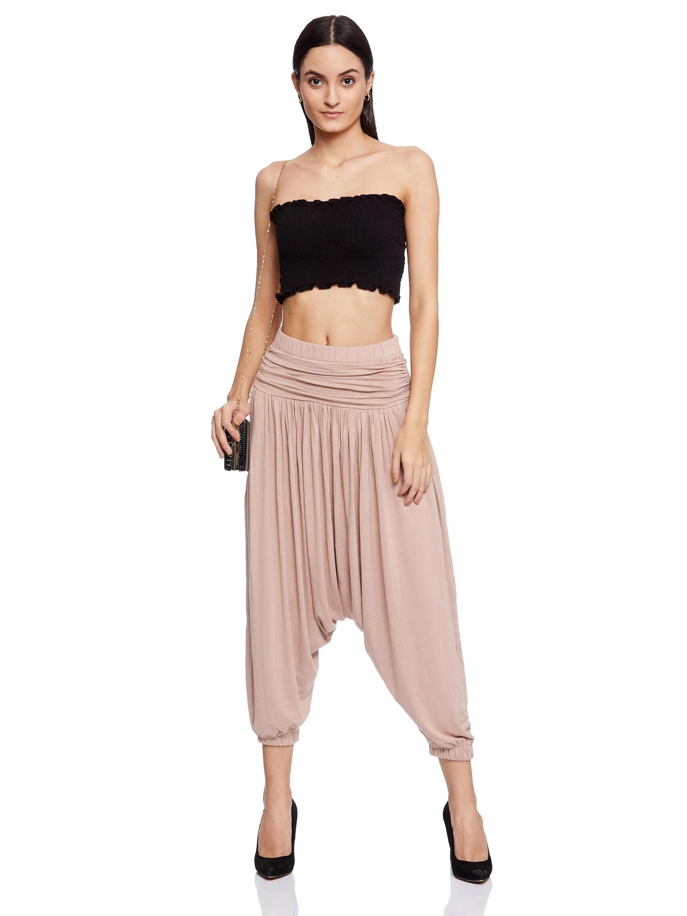 HAREM PANT (DUSTY ROSE)