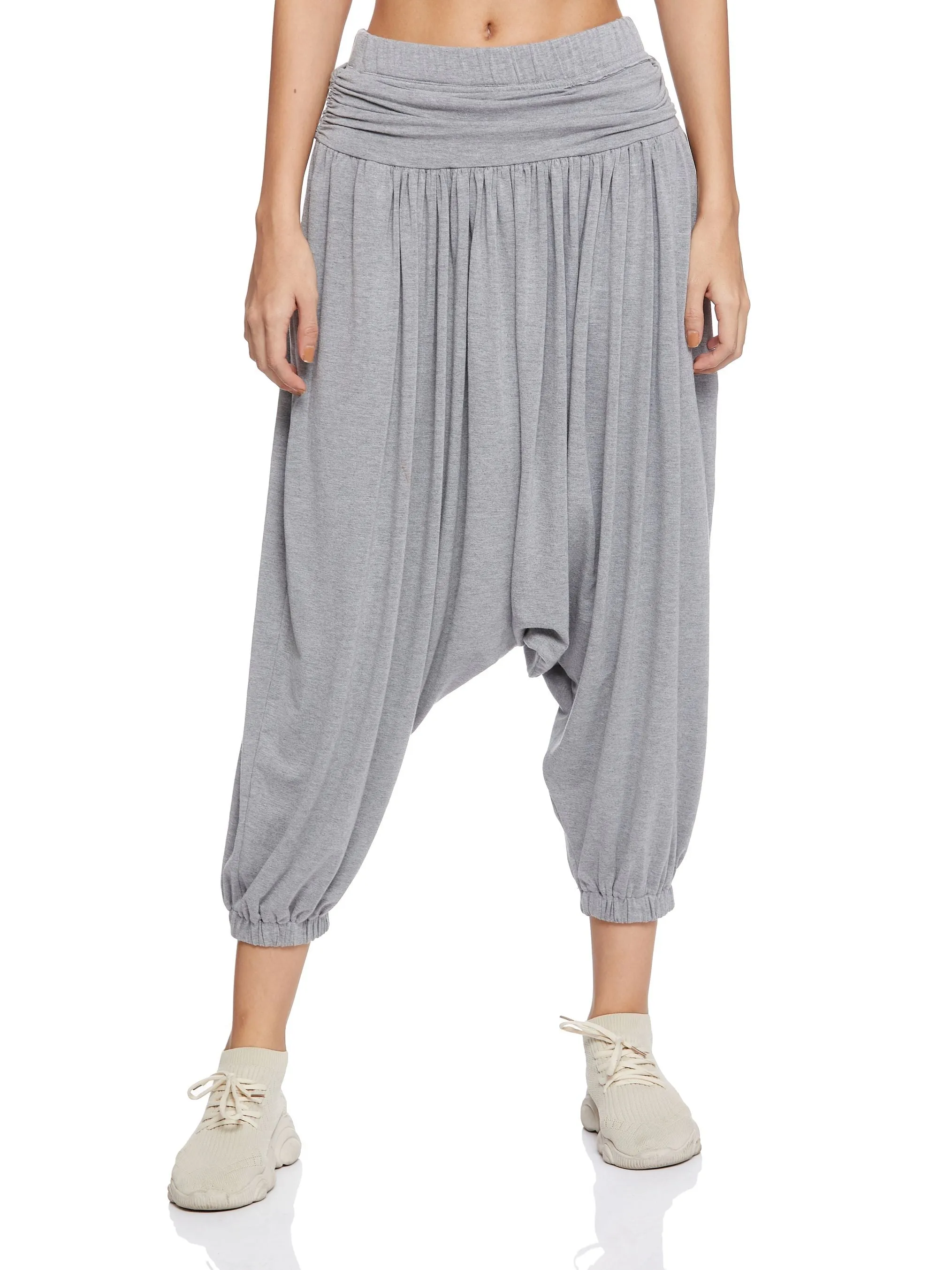 HAREM PANT (HEATHER GREY)