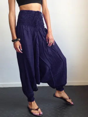 Harem Pants Midnight Blue Rayon