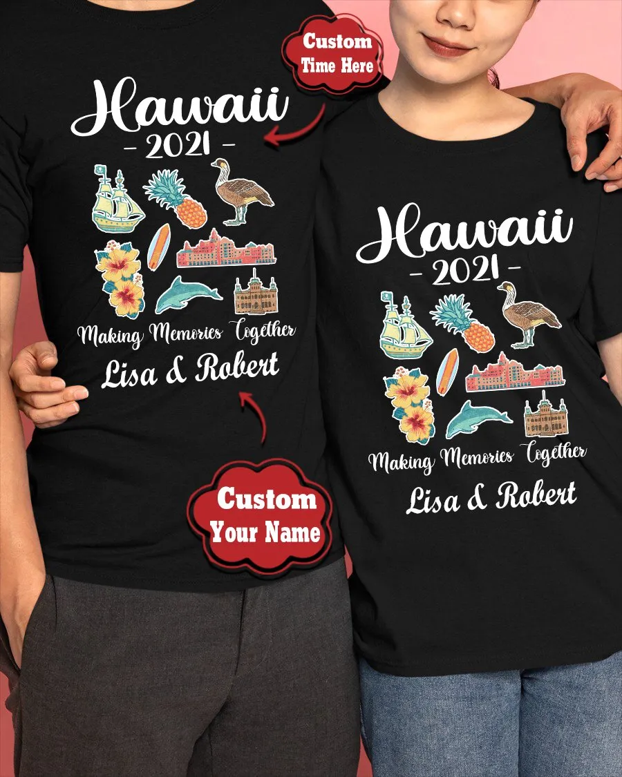 Hawaii Family Vacation Personalized Shirt Making Memories Together