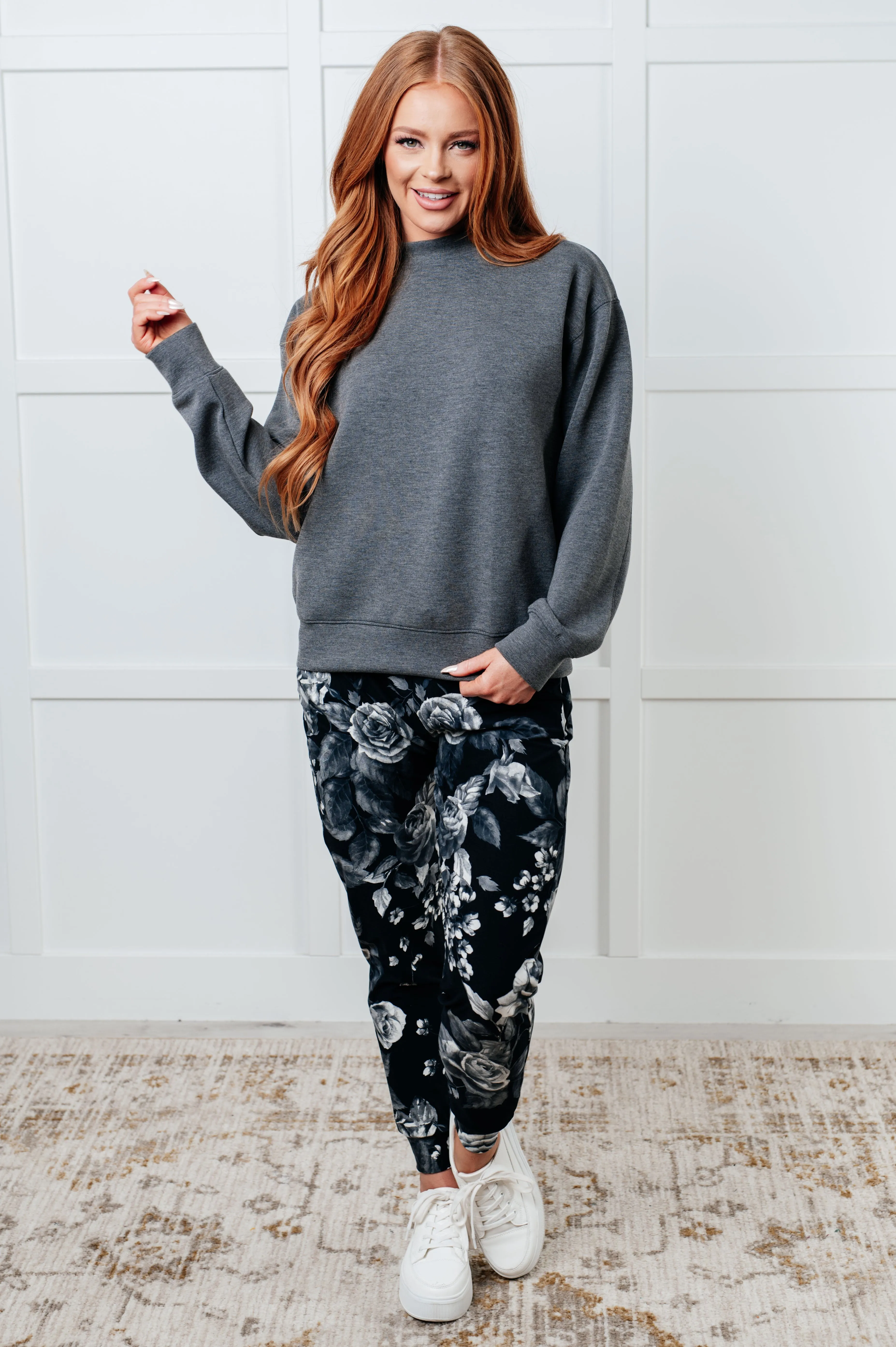 Hazel Blues® |  Your New Favorite Joggers in Rose Print