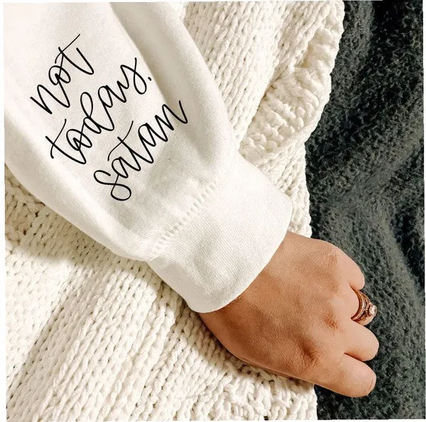 Heart/Cross Left Chest CrewNeck Sweatshirt