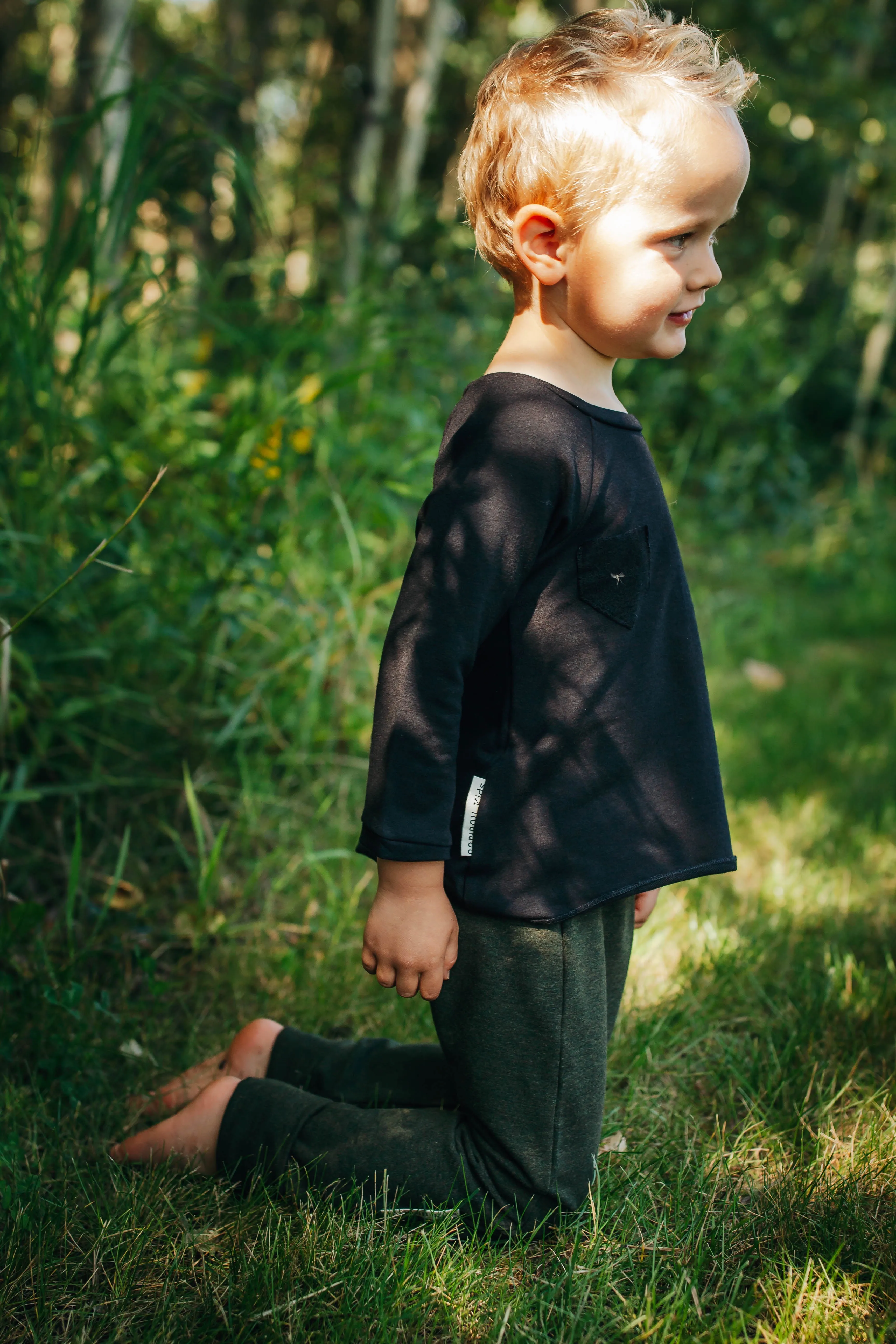 Heathered Forest Green Bamboo Joggers