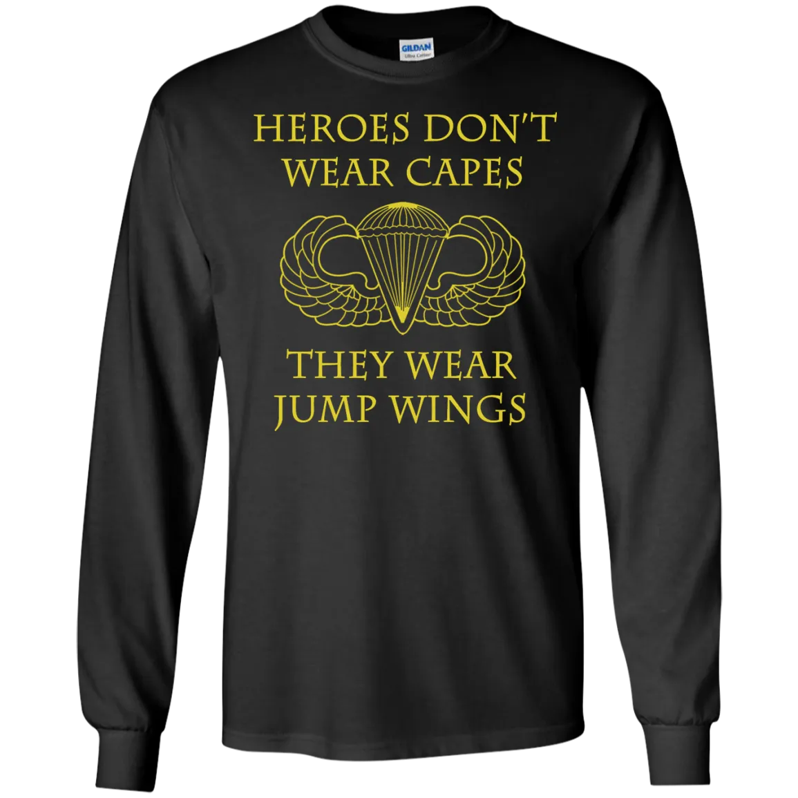 Heroes Don't Wear Capes they Wear Jump Wings Shirt, Hoodie, Tank