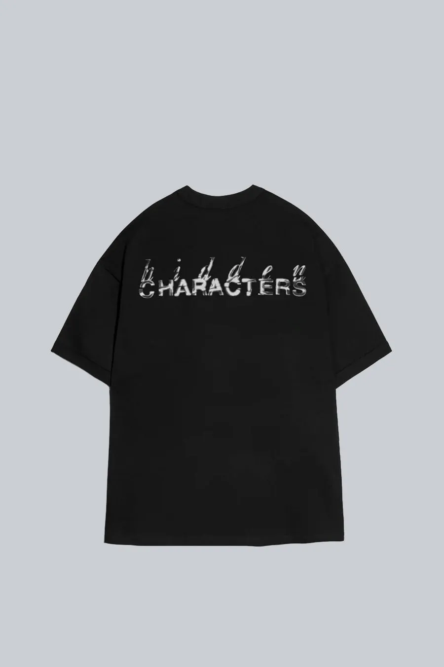 HIDDEN CHARACTERS PHANTOM T-SHIRT BLACK