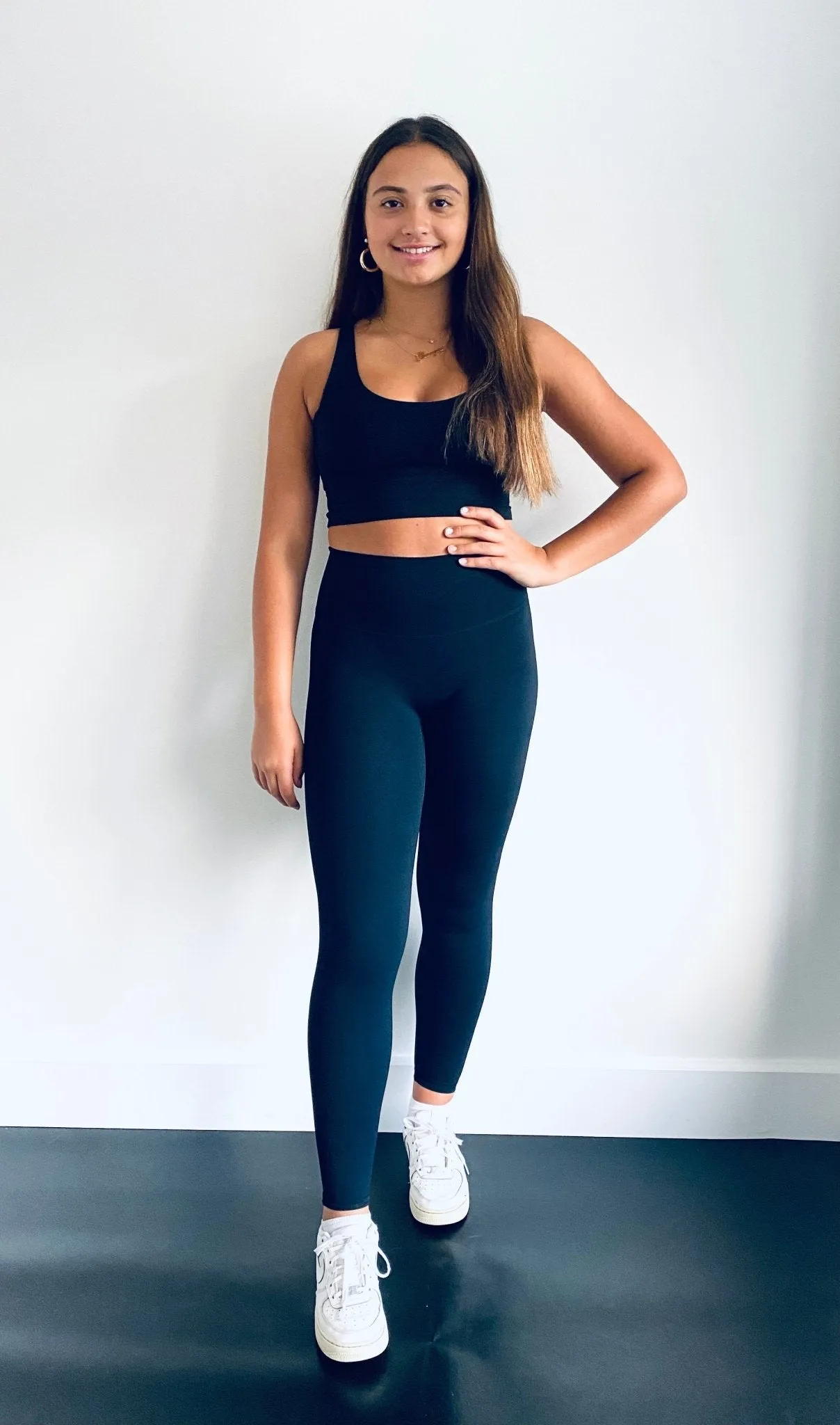 High Waist Dance Leggings - Black