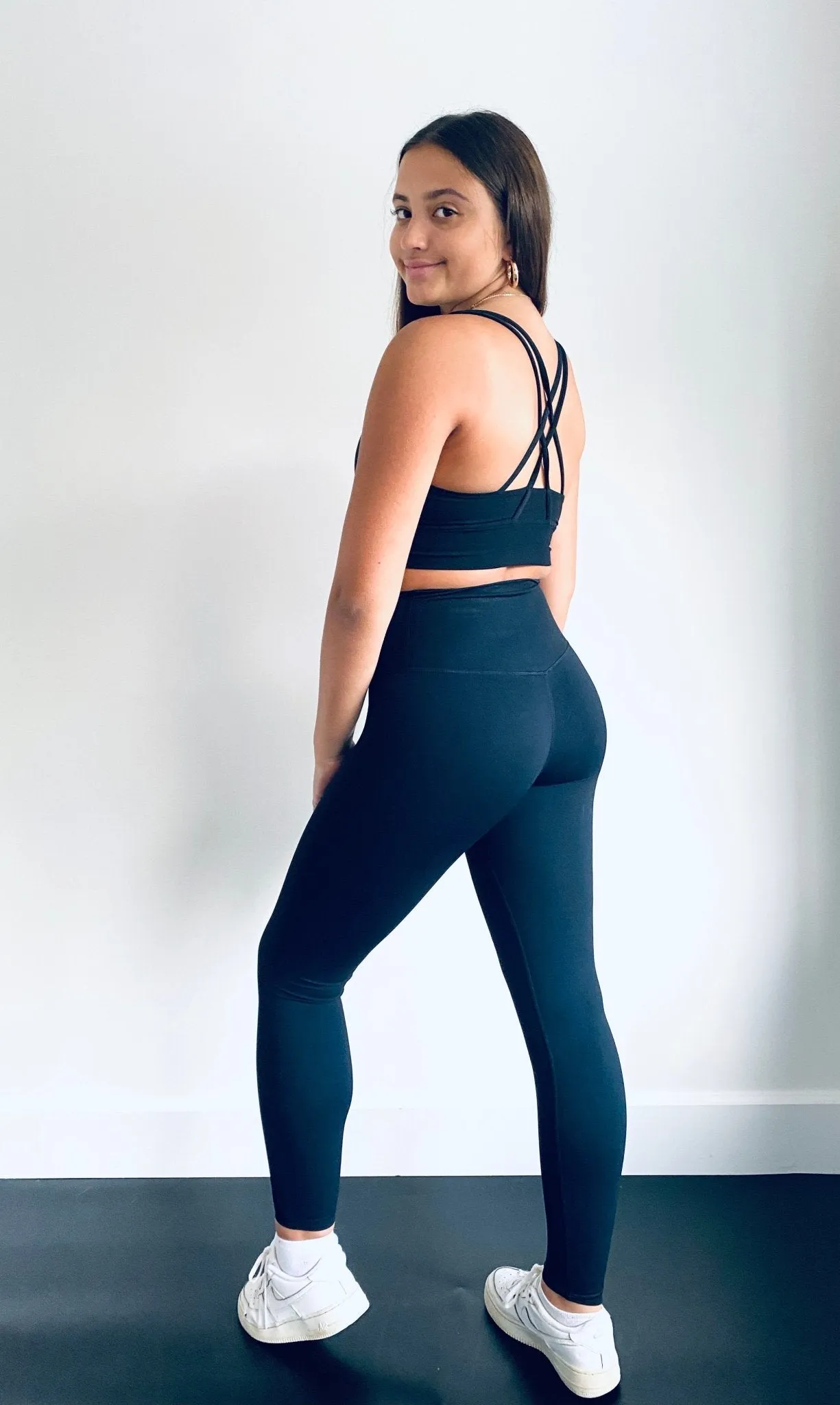 High Waist Dance Leggings - Black