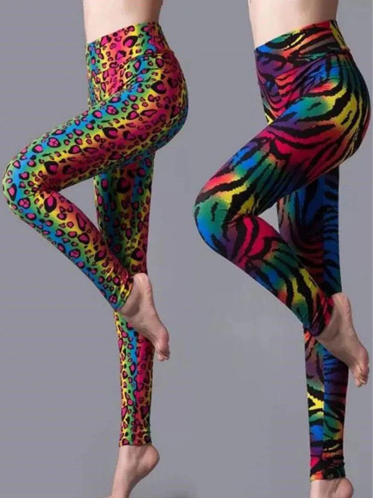 High Waist Leopard Print Leggings: Sexy Summer Fitness Wear