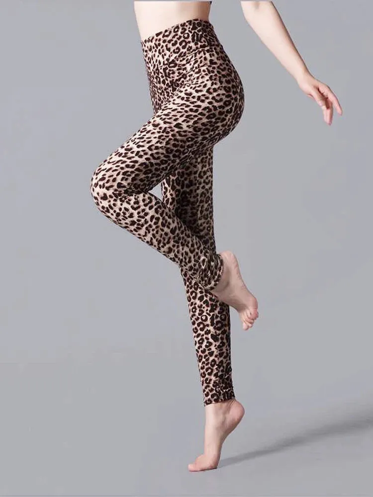 High Waist Leopard Print Leggings: Sexy Summer Fitness Wear