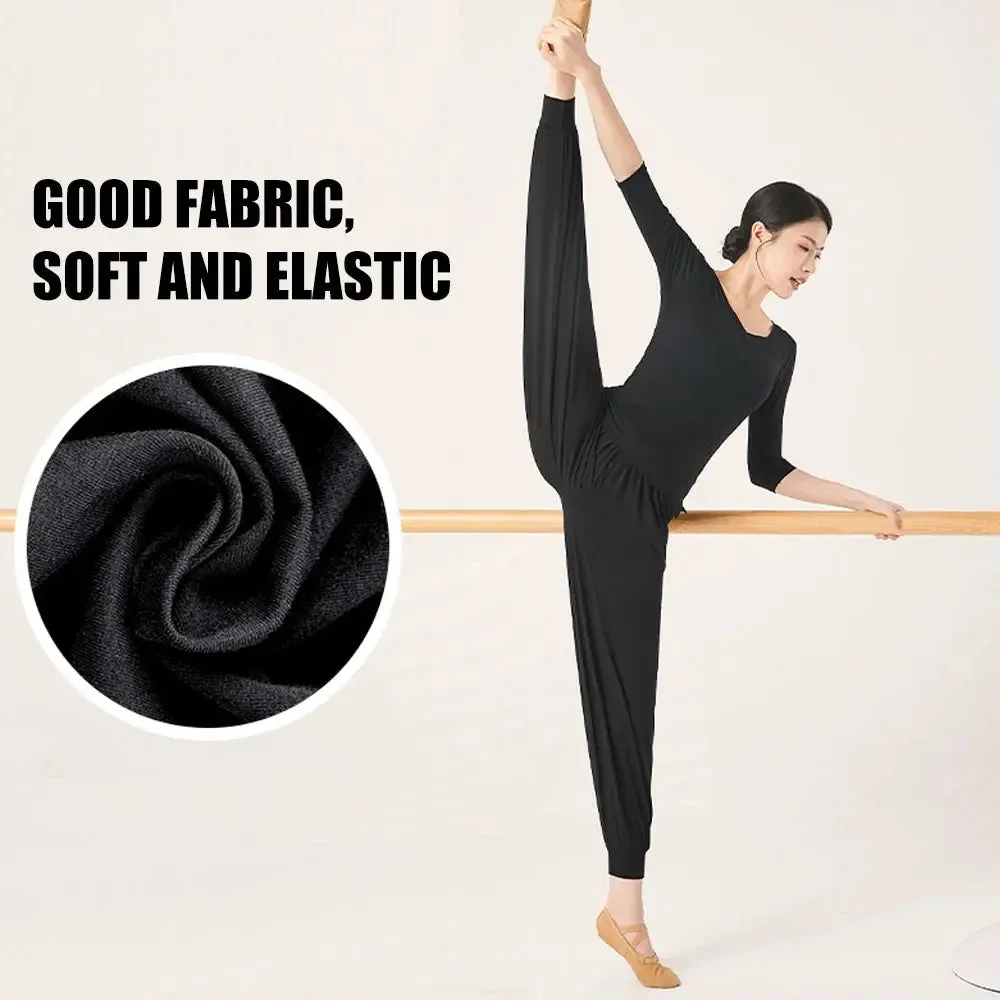 High Waist Wide Leg Yoga Pant for Women, Loose Leggings, Seamless Fitness Workout Tights, Gym Sports Casual Slimming Clothing