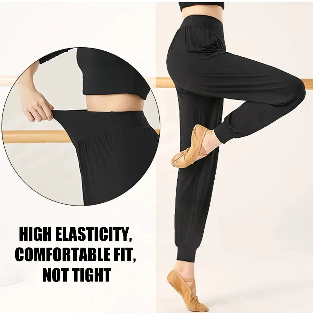 High Waist Wide Leg Yoga Pant for Women, Loose Leggings, Seamless Fitness Workout Tights, Gym Sports Casual Slimming Clothing