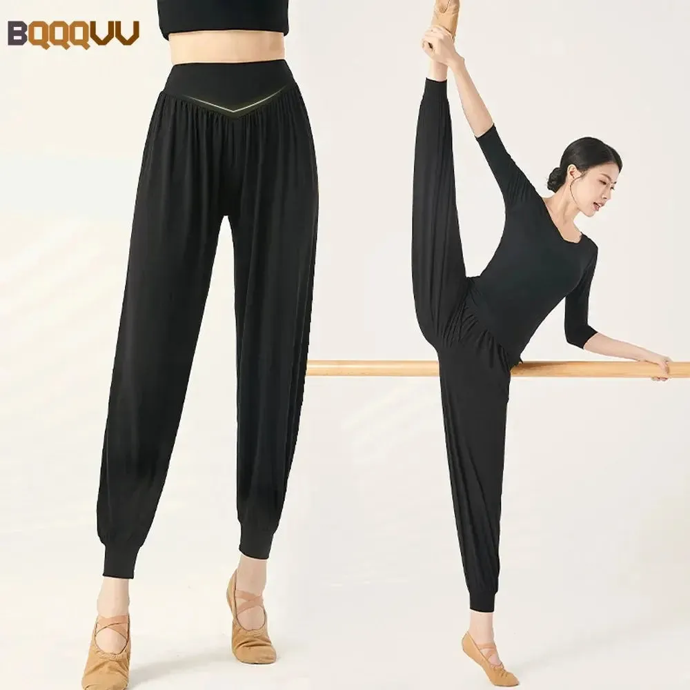 High Waist Wide Leg Yoga Pant for Women, Loose Leggings, Seamless Fitness Workout Tights, Gym Sports Casual Slimming Clothing