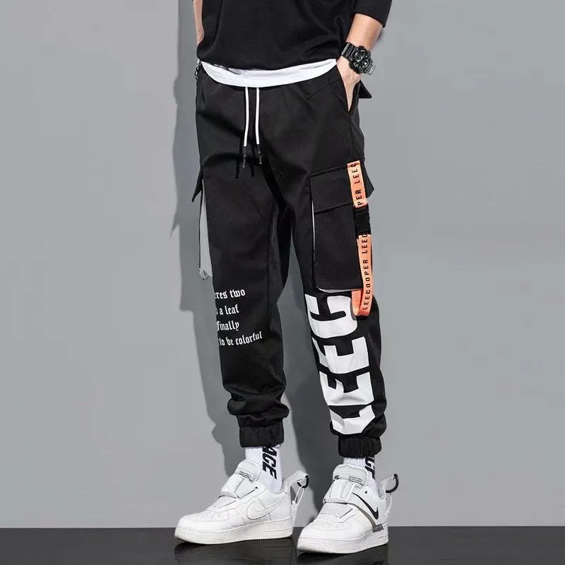 Hip Hop Cargo Pants Men Streetwear