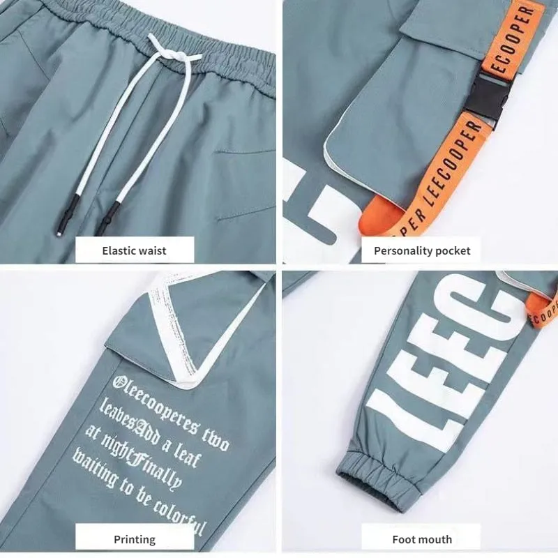 Hip Hop Cargo Pants Men Streetwear
