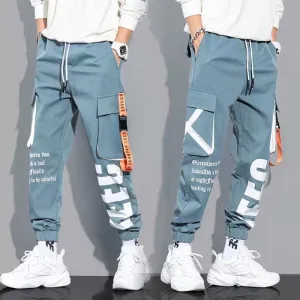 Hip Hop Cargo Pants Men Streetwear