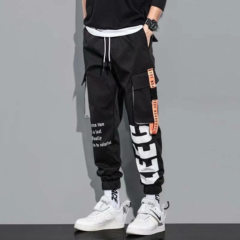Hip Hop Cargo Pants Men Streetwear