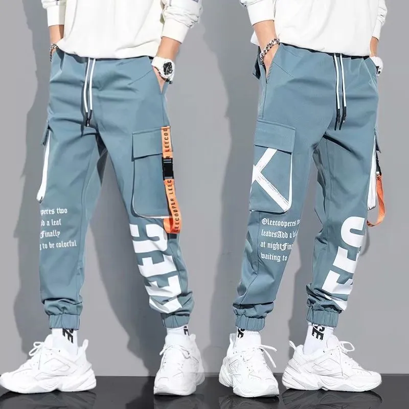 Hip Hop Cargo Pants Men Streetwear