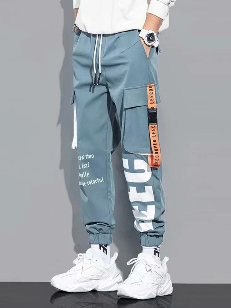 Hip Hop Cargo Pants Men Streetwear