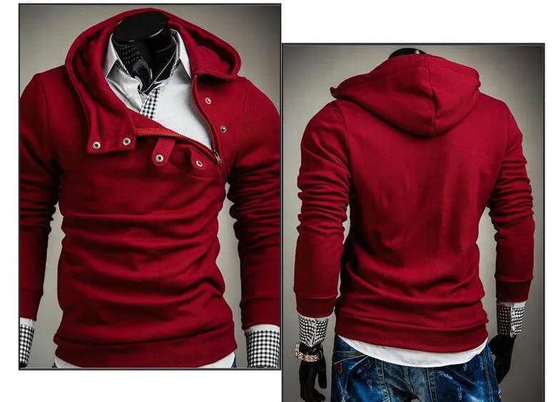 Hoodies Men Hip Hop Mens 7 Color Stitching Hedging Hoodie Sweatshirt Suit Slim Fit Men Hoody