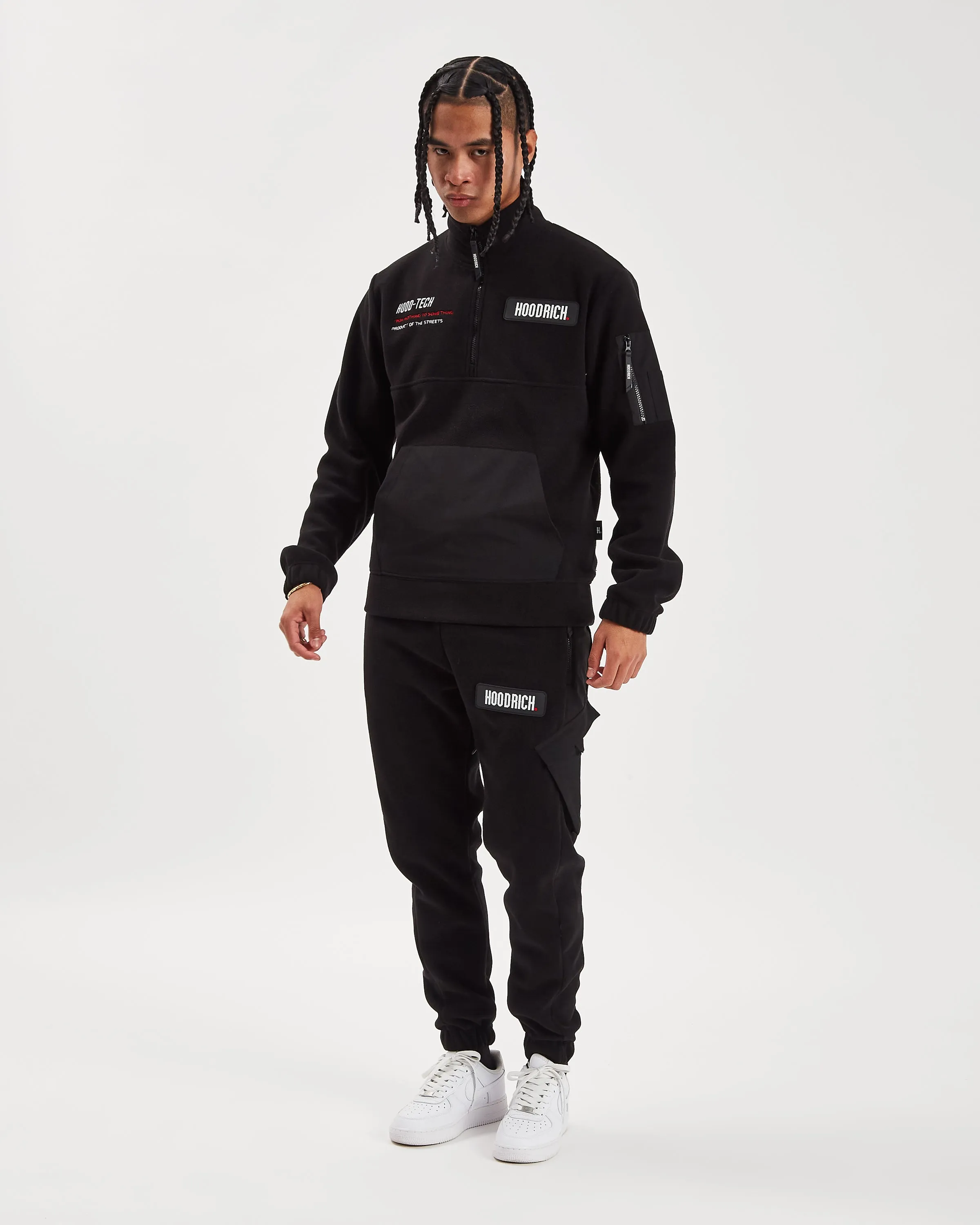 Hoodrich OG Everest Fleece Cargo Pants Black