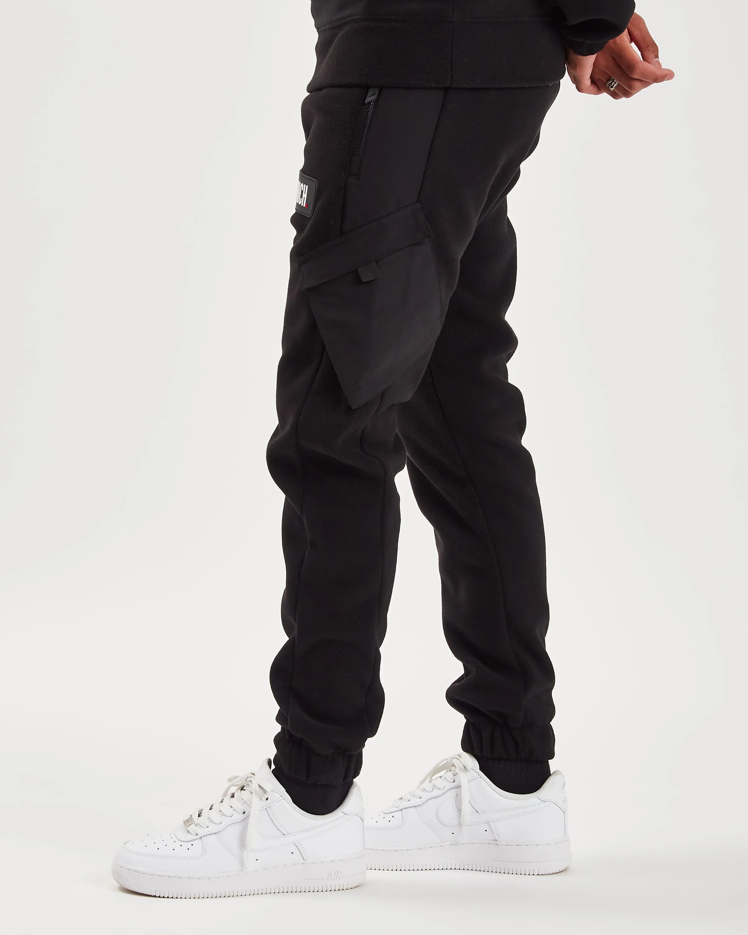 Hoodrich OG Everest Fleece Cargo Pants Black