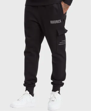 Hoodrich OG Sight Cargo Joggers Black Reflective