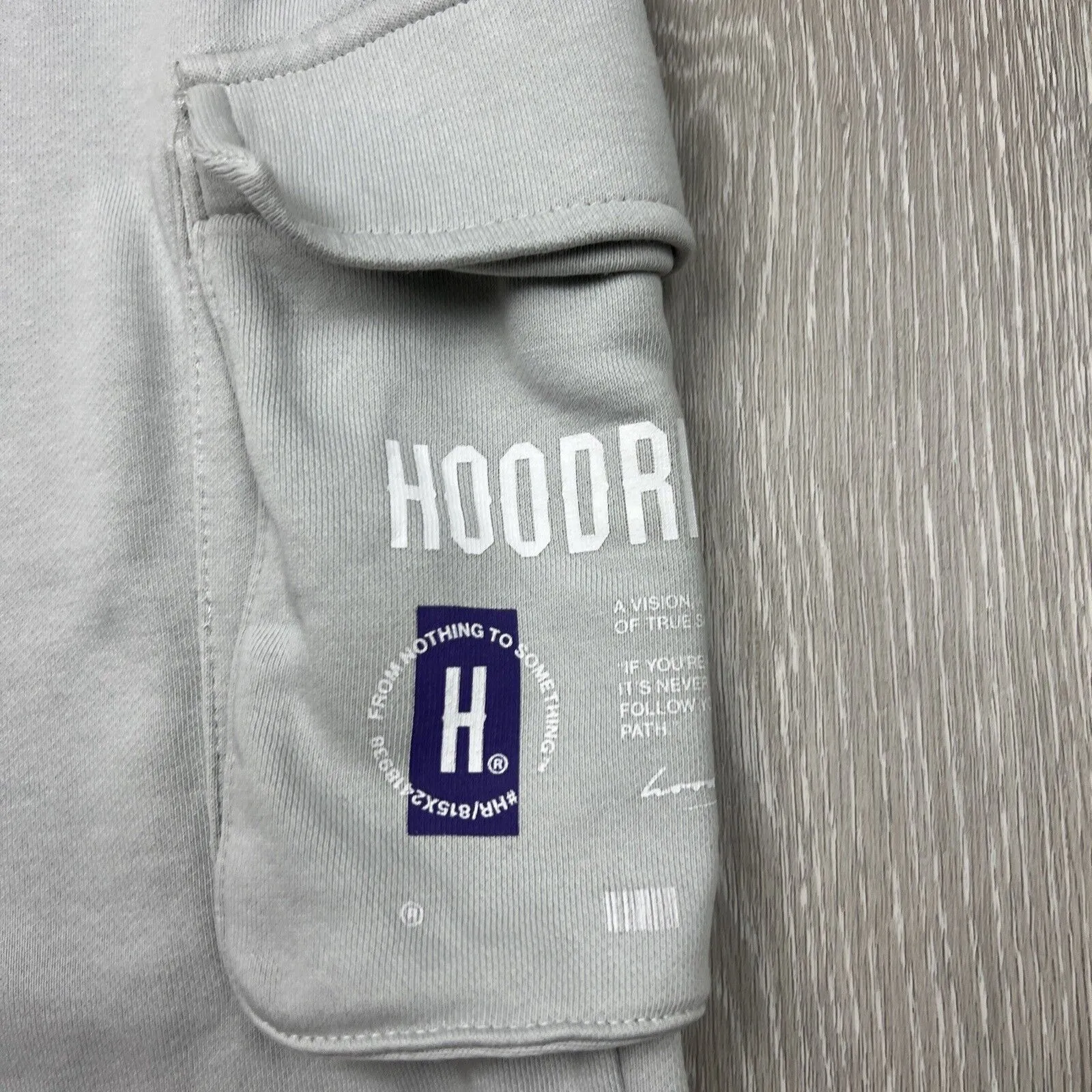 Hoodrich Womens Grey Cargo Trackies Joggers Size XS