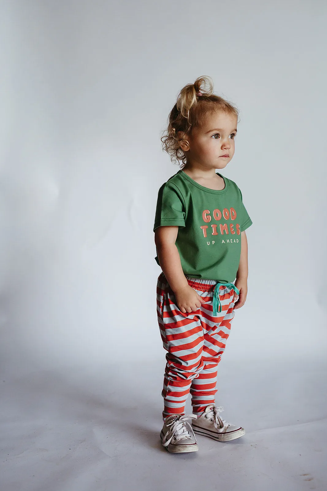 HORIZON STRIPE HAREM PANTS