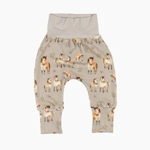 Horses Grow-With-Me Harem Pants