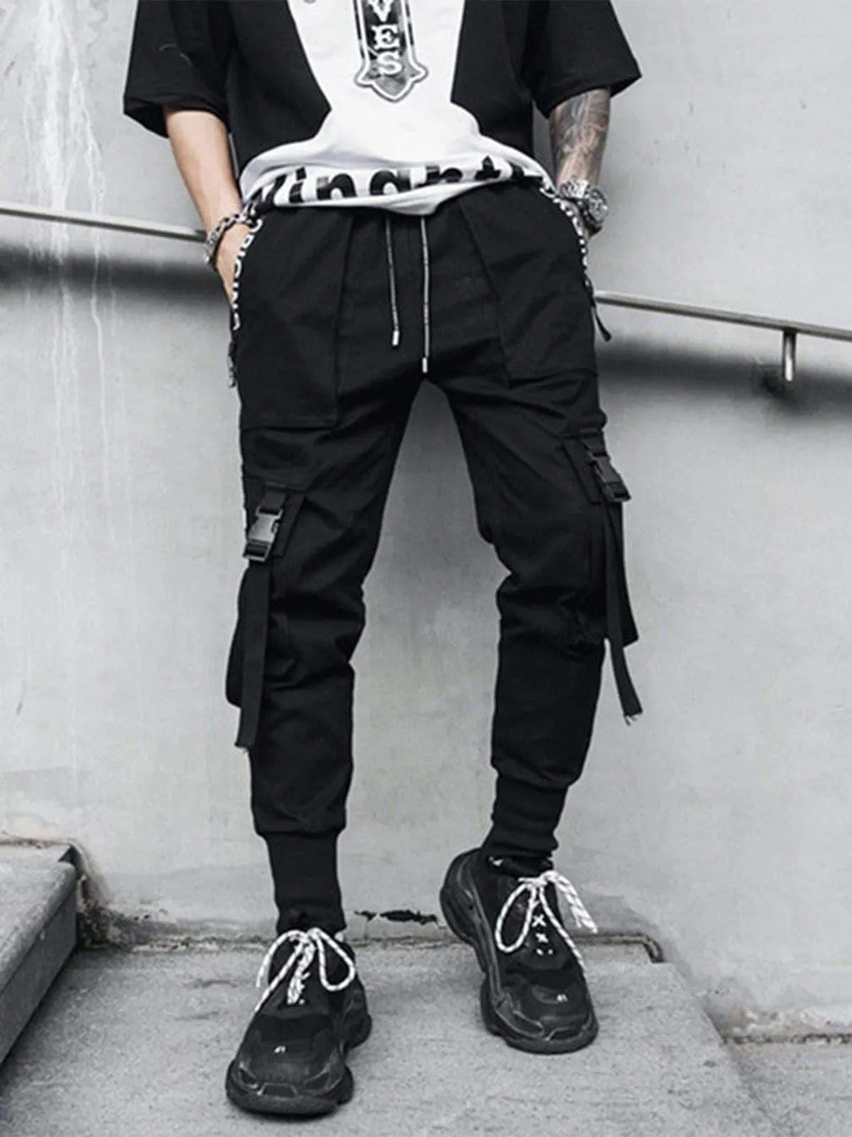 [Hottest] “Crescent” Street Pants