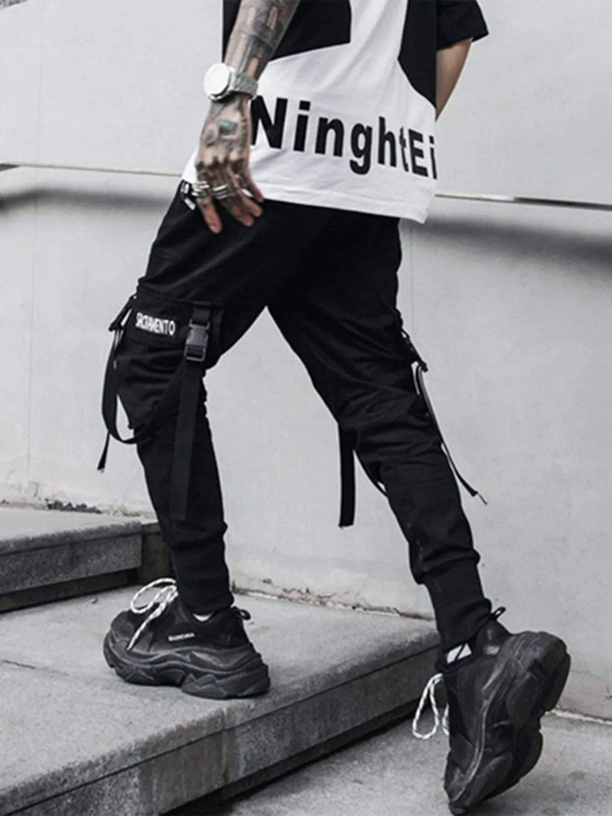 [Hottest] “Crescent” Street Pants