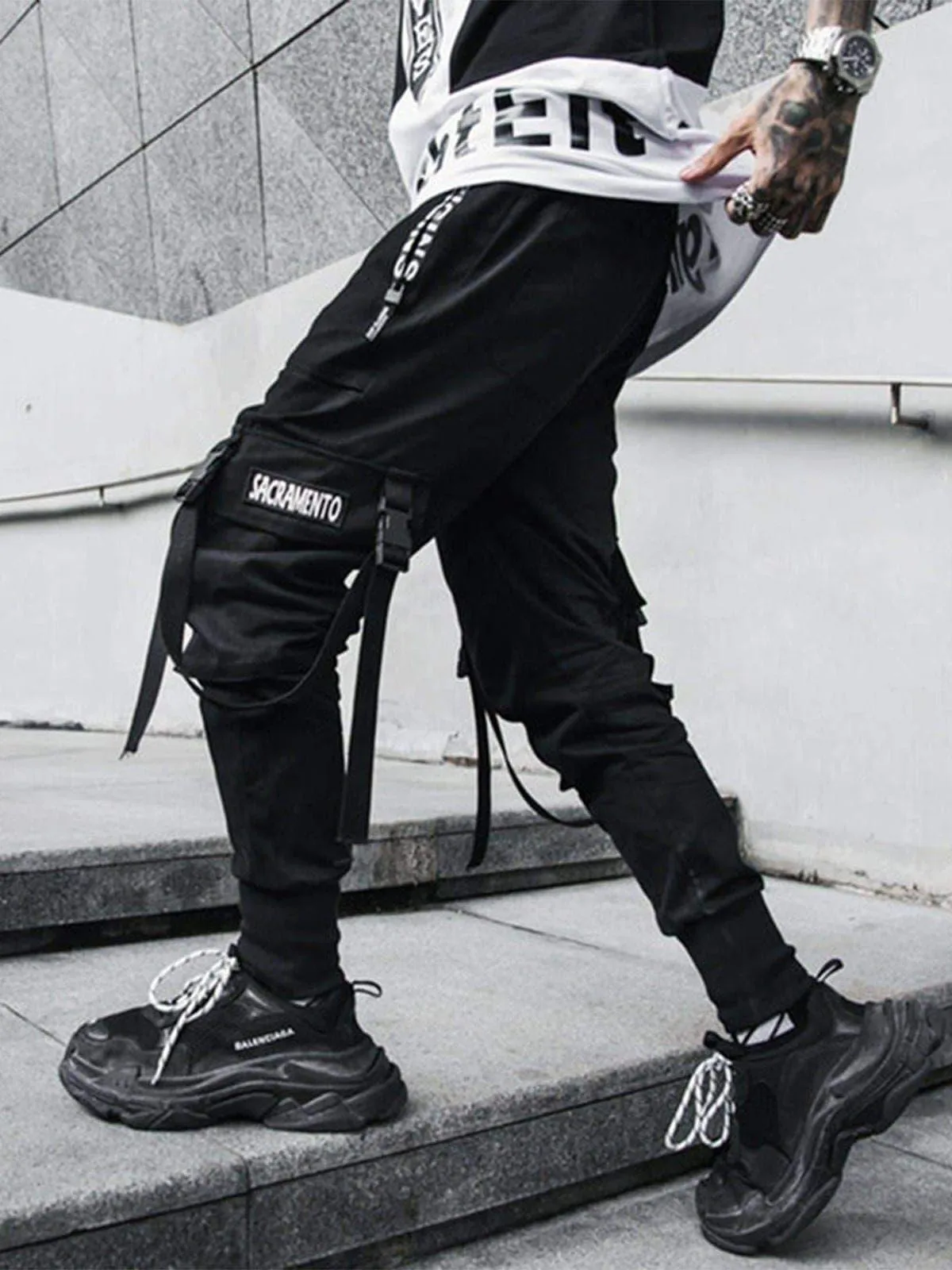 [Hottest] “Crescent” Street Pants