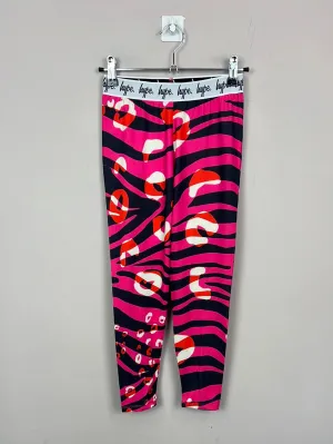 Hype animal pattern active leggings 11-12y