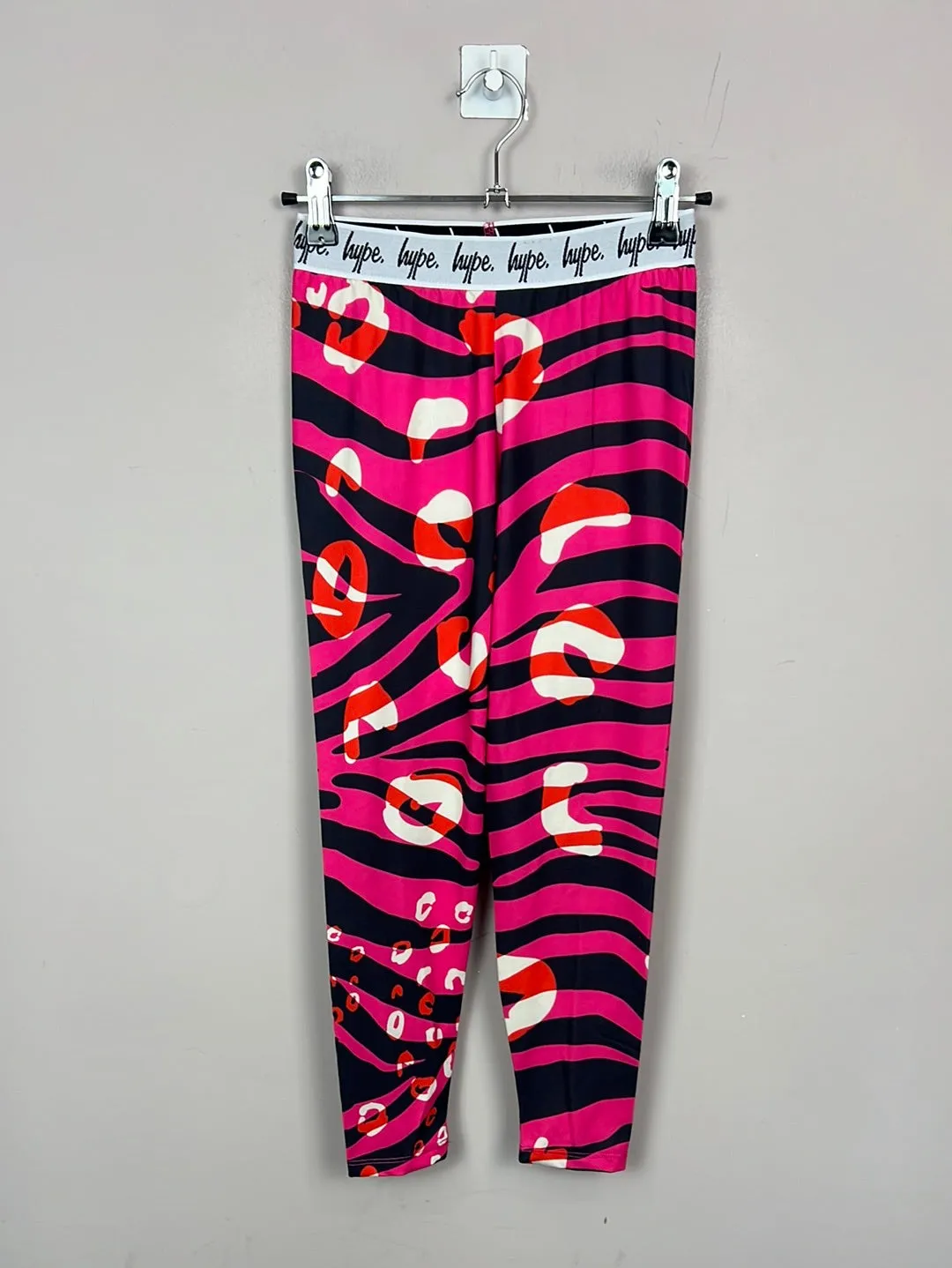 Hype animal pattern active leggings 11-12y