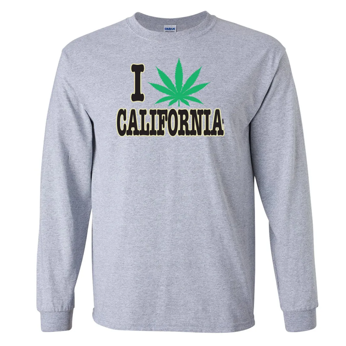 I Love Pot California Long Sleeve Shirt