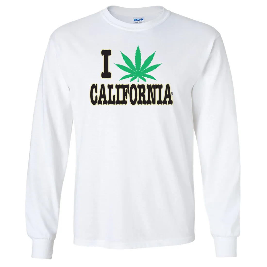 I Love Pot California Long Sleeve Shirt