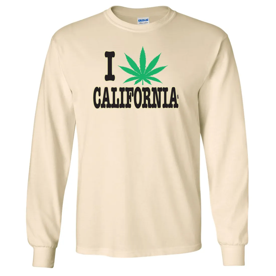 I Love Pot California Long Sleeve Shirt
