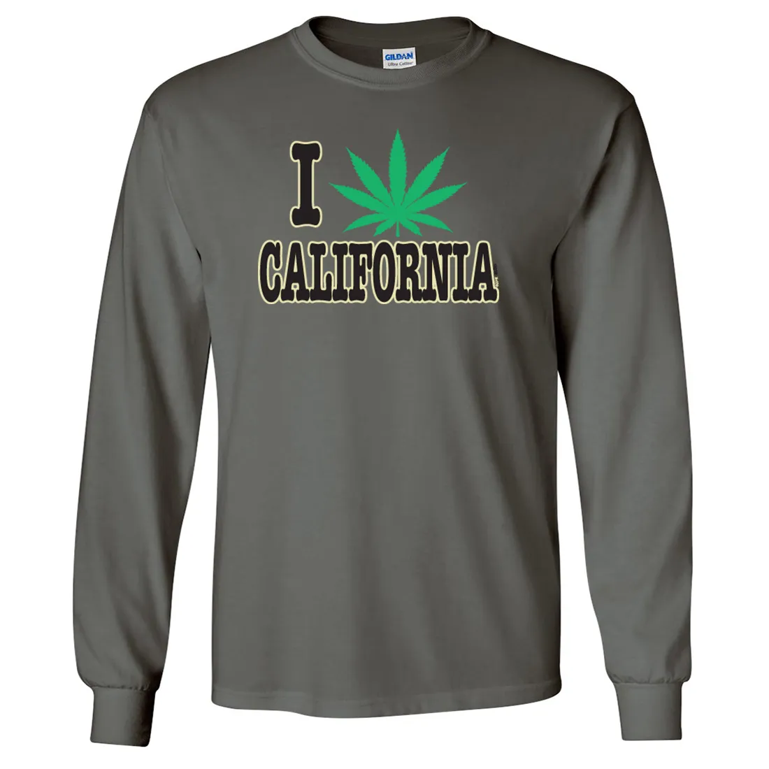 I Love Pot California Long Sleeve Shirt