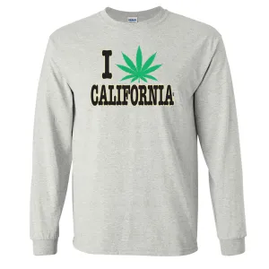 I Love Pot California Long Sleeve Shirt