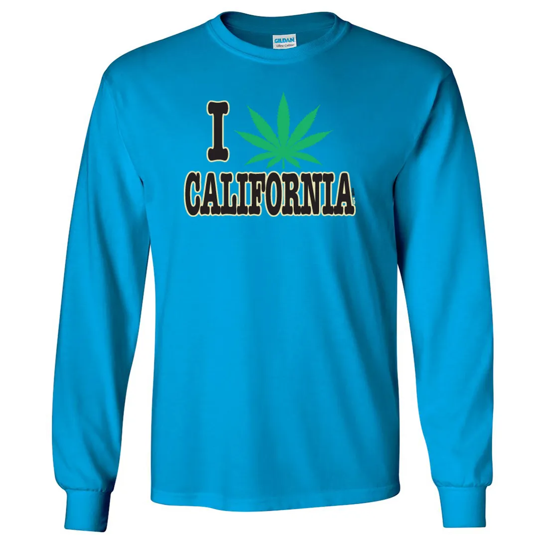I Love Pot California Long Sleeve Shirt