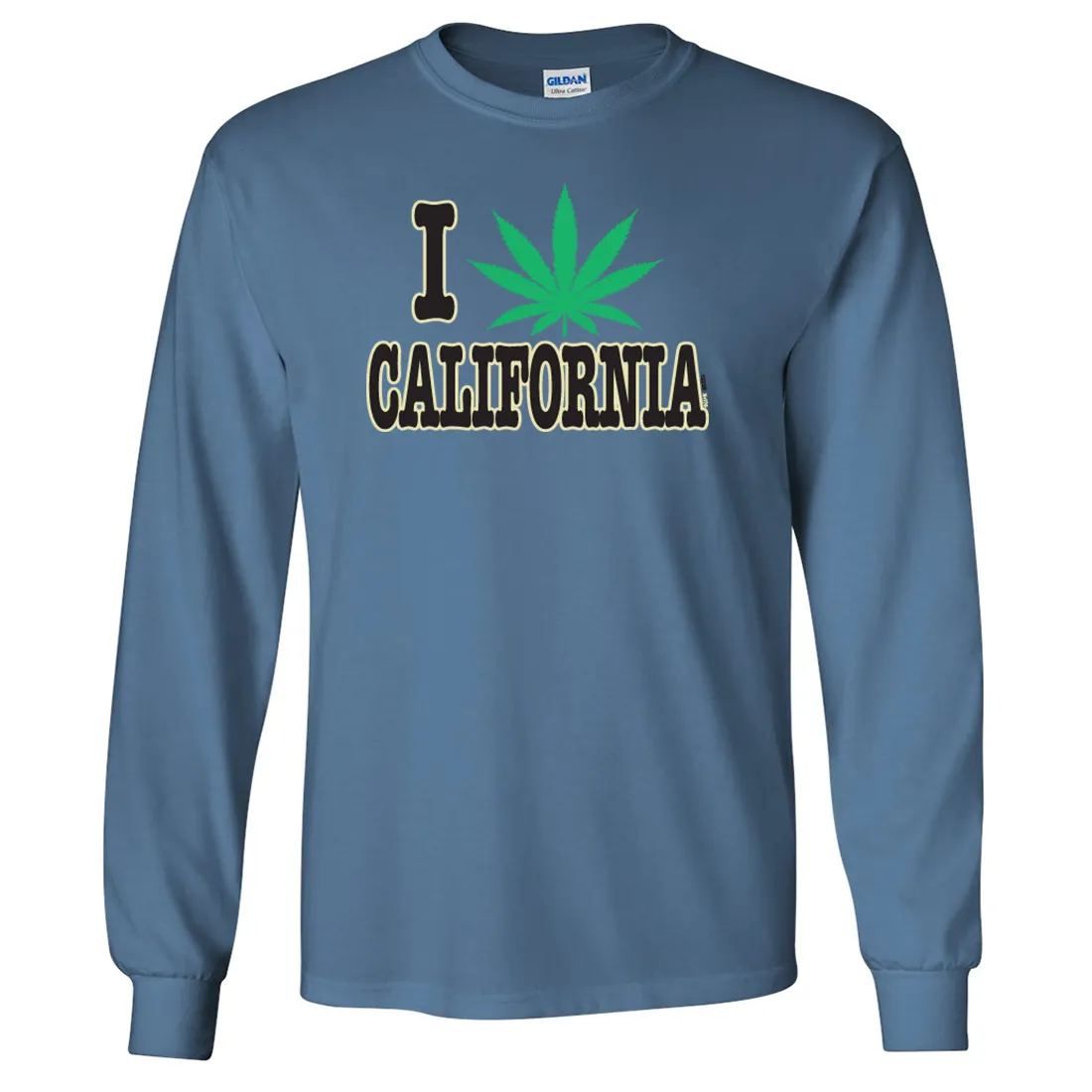 I Love Pot California Long Sleeve Shirt