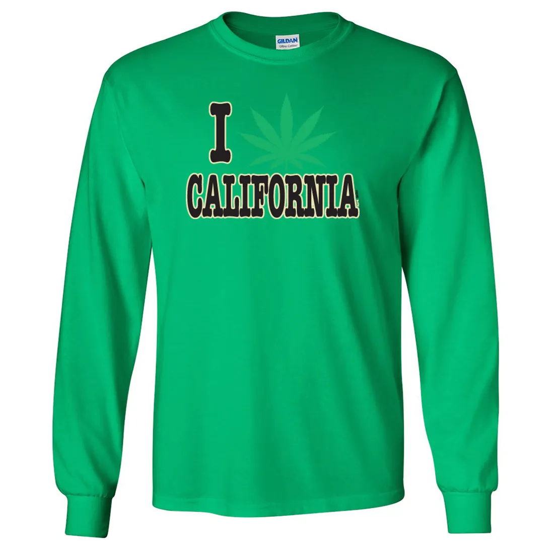 I Love Pot California Long Sleeve Shirt