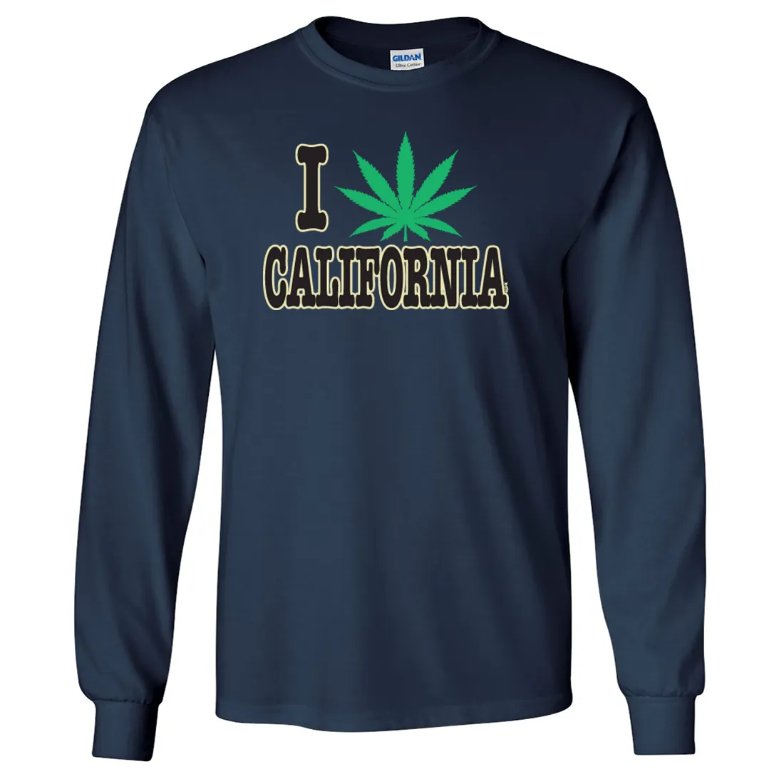 I Love Pot California Long Sleeve Shirt