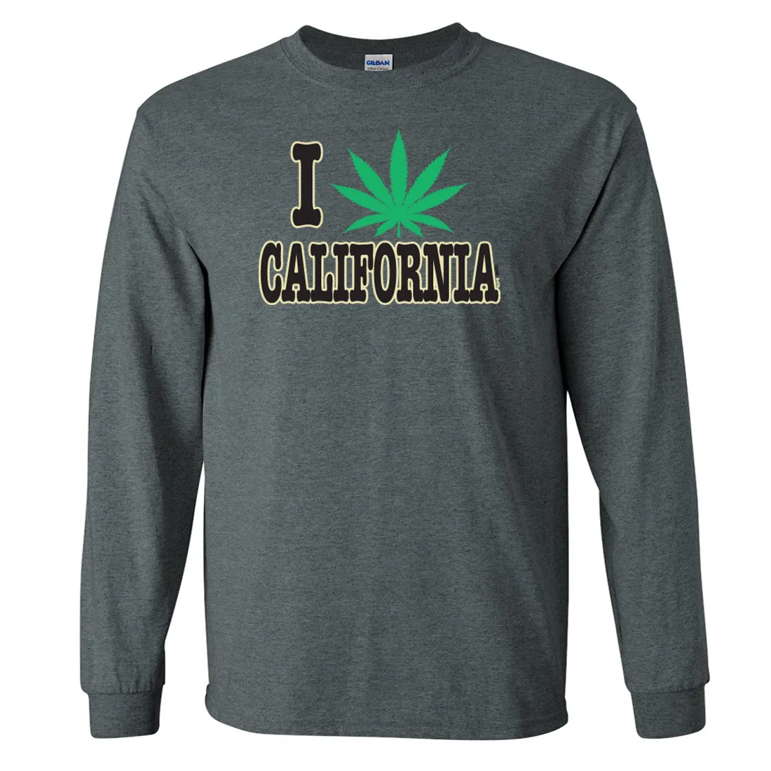 I Love Pot California Long Sleeve Shirt