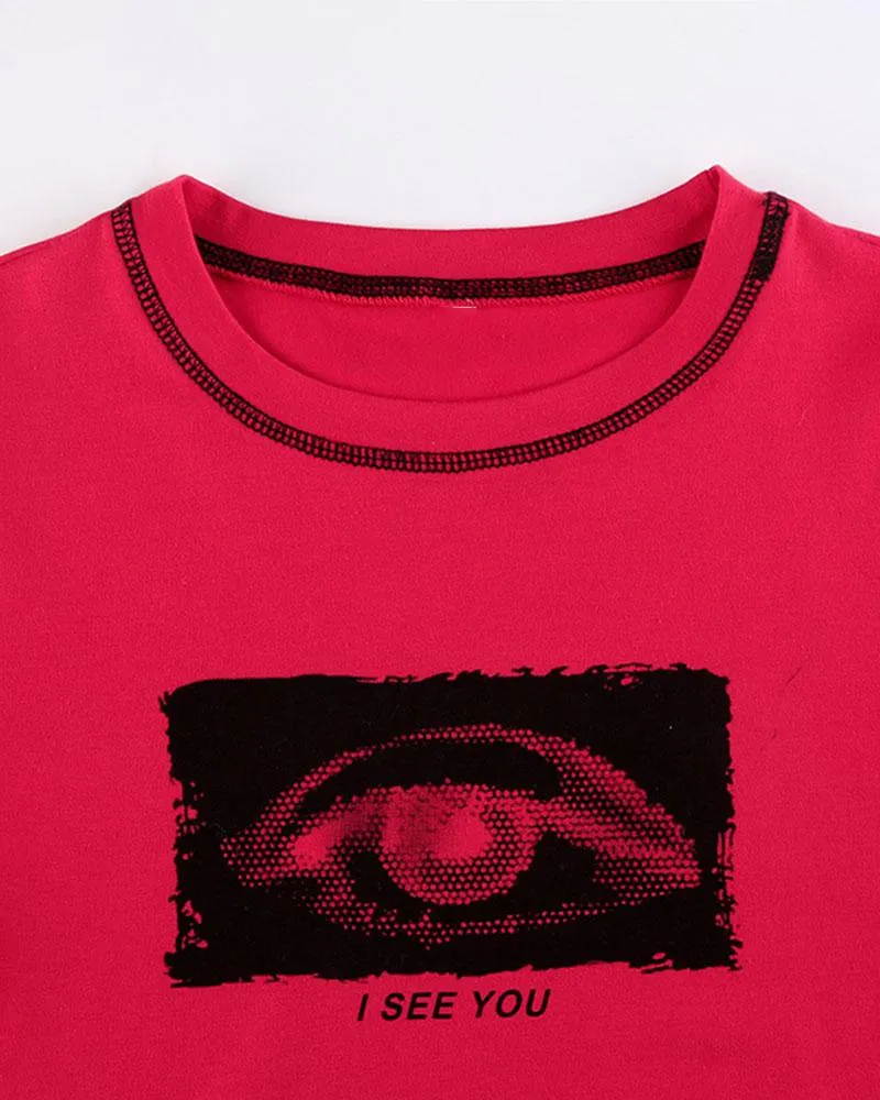 I See You T-shirt with Sleeves