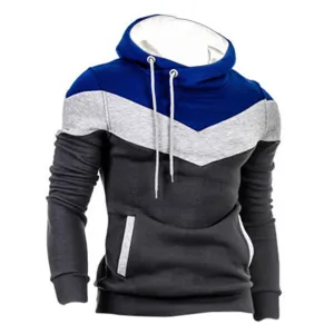 IMC Spring Autumn Mens Casual Slim Fit Hooded Hoodies Sweatshirt Sportswear Male Patchwork Fleece Jacket 6 Colors M-3XL