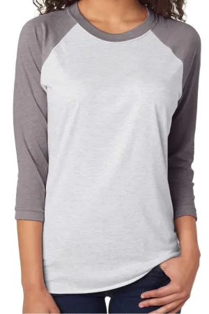 In October We Wear Pink Tri-Blend Unisex 3/4 Raglan