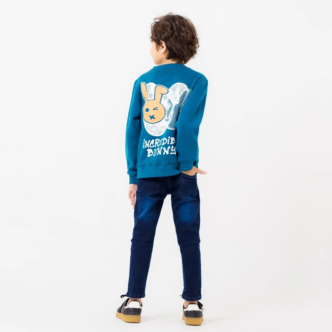 Incredible Bunny Graphic Sweatshirt