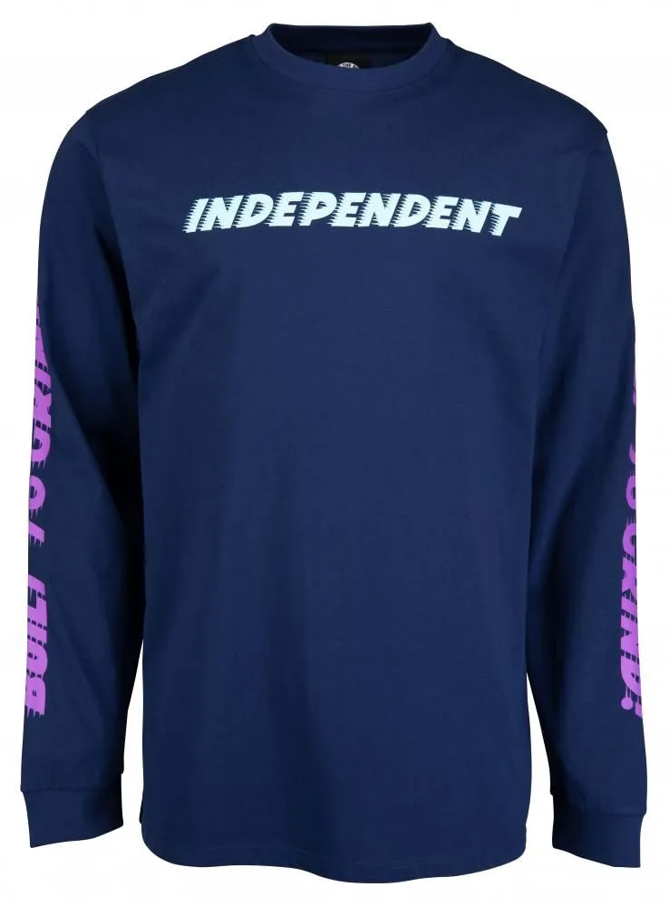 Independent L/S T-Shirt BTG Speed Ring L/S T-Shirt - Dark Navy