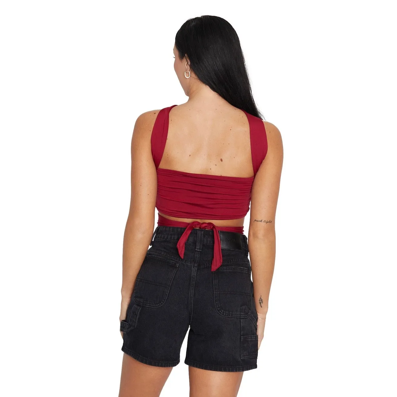 Indiana Hoosiers Crimson Multi Way Bandeau Top